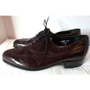 Florsheim Mens 8 E Brown Leather Wingtip Oxford Dress Shoes Lace Up
